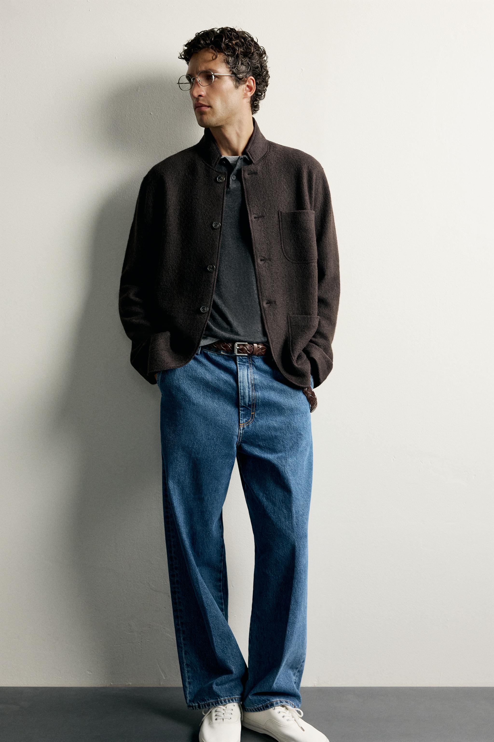 WOOL-BLEND RELAXED FIT BLAZER